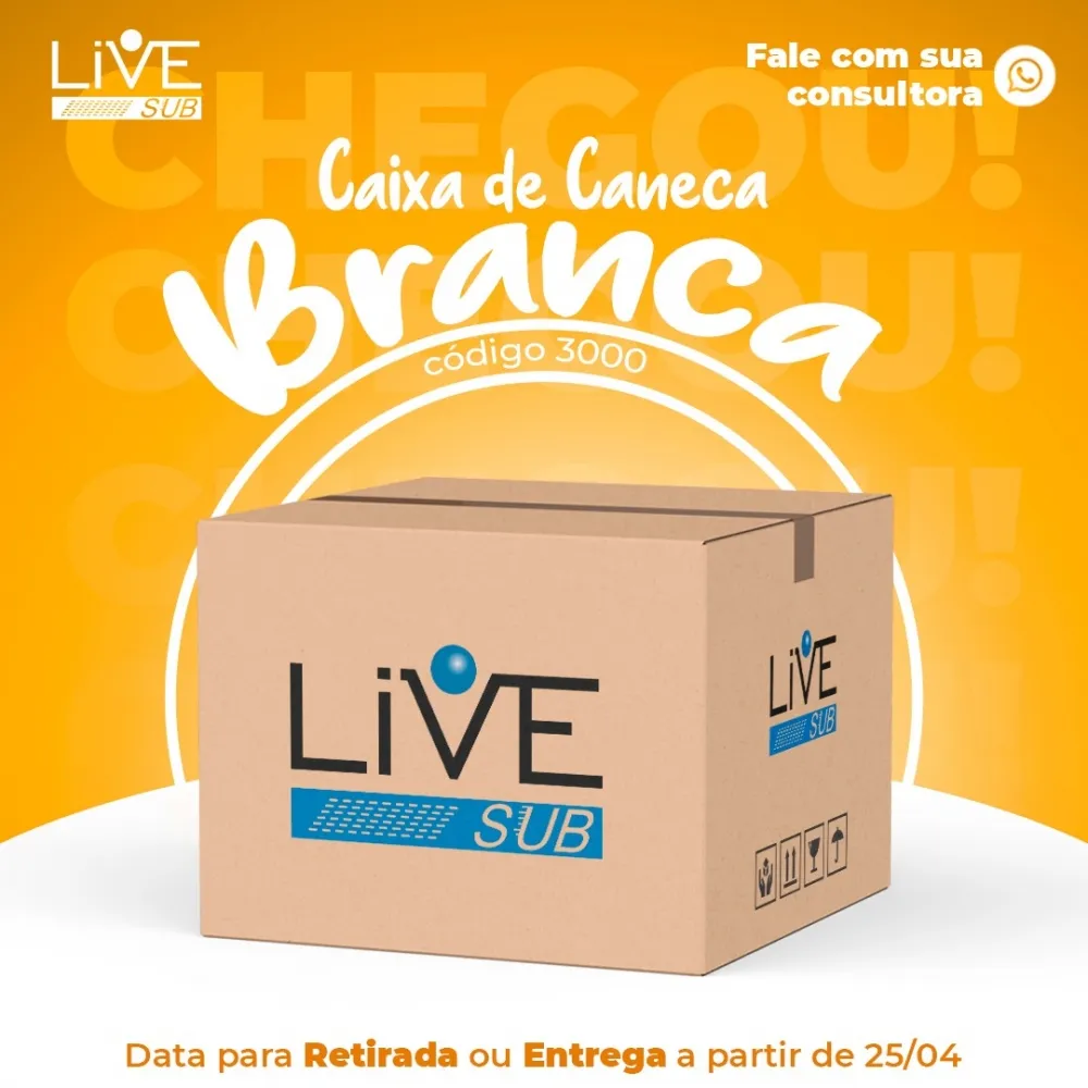 CANECA LIVE 3000 UNIDADE