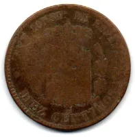 Espanha - 1878 - 10 Centimos - UTG - Foto 2