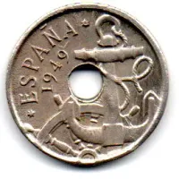 Espanha - 1949 - 50 Centimos - Foto 2
