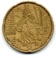 França - 1999 - 20 Euro Cent