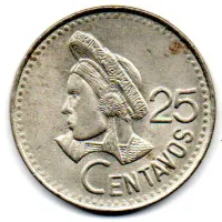 Guatemala - 1990 - 25 Centavos