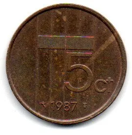 Holanda - 1987 - 5 Cent
