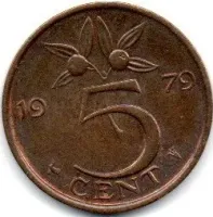 Holanda - 1979 - 5 Cent