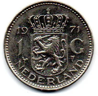 Holanda - 1971 - 1 Gulden