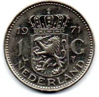 Holanda - 1971 - 1 Gulden