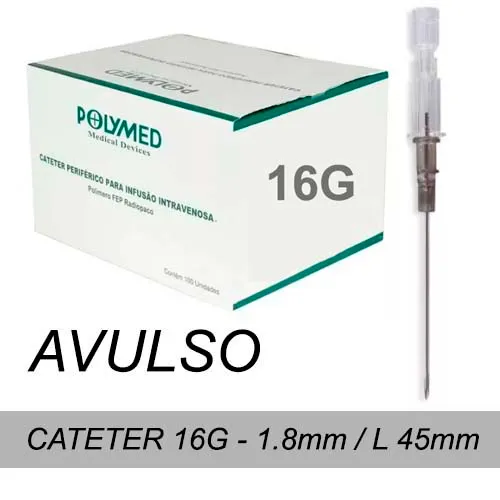 Cateter POLYMED 16G - Avulso Imagem