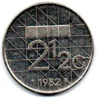 Holanda - 1982 - 2 1/2 Gulden