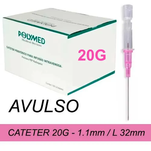 Cateter POLYMED 20G - Avulso Imagem