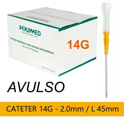 Cateter POLYMED 14G - Avulso