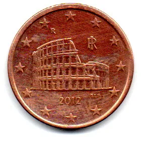Itália - 2012 - 5 Euro Cent