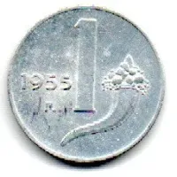 Itália - 1955 - 1 Lire