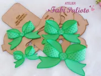 G1.326 Gabarito de Moldes em MDF Laço Encantado - Foto 2