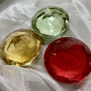 Cristal Facetado Médio