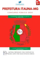 Apostila Prefeitura Itauna MG Ano 2023 