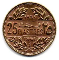 Líbano - 1961 - 25 Piastres