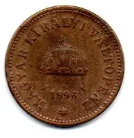 Hungria - 1896 - 2 Fillér - Foto 2