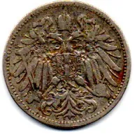 Monarquia Austro-Húngara - 1894 - 20 Heller - Foto 2