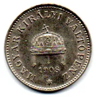 Hungria - 1908 - 20 Fillér - Foto 2