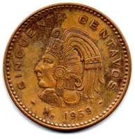 México - 1959 - 50 Centavos