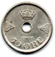 Noruega - 1948 - 50 Ore