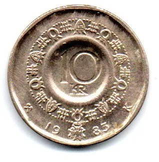 Noruega - 1983 - 10 Kroner