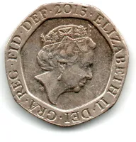 Reino Unido - 2015 - 20 Pence - Foto 2