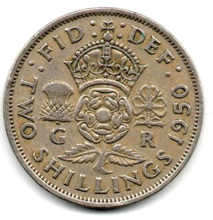 Reino Unido - 1950 - 2 Shillings