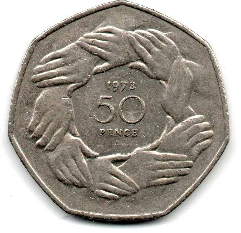 Reino Unido - 1973 - 50 Pence