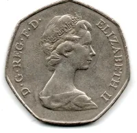 Reino Unido - 1973 - 50 Pence - Foto 2