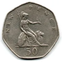 Reino Unido - 1977 - 50 Pence