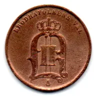 Suécia - 1874 - 2 Ore - Foto 2