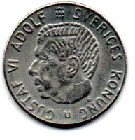 Suécia - 1969 - 1 Krona - Foto 2