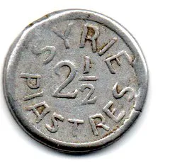 Síria - 1942 - 2 1/2 Piastres