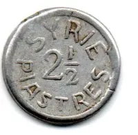 Síria - 1942 - 2 1/2 Piastres