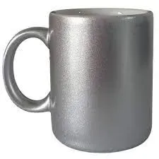 CANECA PEROLADA PRATA PARA SUBLIMAÇÃO 320ML