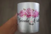 CANECA PEROLADA PRATA PARA SUBLIMAÇÃO 320ML - Foto 2