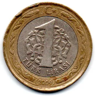 Turquia - 2009 - 1 Lira Imagem