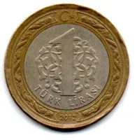 Turquia - 2012 - 1 Lira
