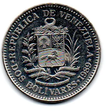 Venezuela - 1989 - 2 Bolívares