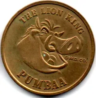 Token - The Magic Kingdom - 1995 - The Lion King - Pumba - Foto 2