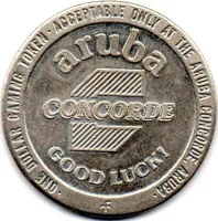 Ficha de Cassino - Aruba - Concorde