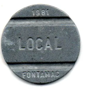 Ficha Telefônica - 1981 - Local - Fontamac - Sistema Telebrás