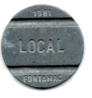 Ficha Telefônica - 1981 - Local - Fontamac - Sistema Telebrás