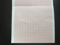 PAPEL TERMOSENSÍVEL P/ ECG CM-300 TITS 80mm x 70mm x 200 folhas - PACOTE COM 10 BLOCOS - Foto 3