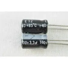CAPACITOR ELETROLITICO 3,3UFX100V