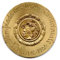 Medalha - Olimpíada do Exército - Participante - P. Alegre - 1972 - Comissão de Despostos do Exército - CDE - Foto 2