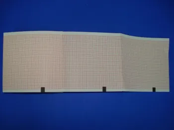 PAPEL TERMOSENSÍVEL P/ ECG SCHILLER AT-1 TITS 90X90X400 - pacote com 10 blocos - Foto 2