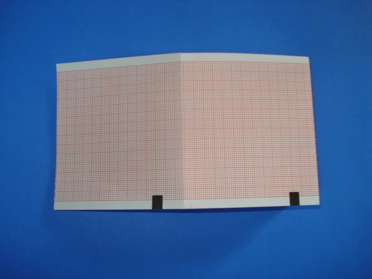 PAPEL TERMOSENSÍVEL P/ ECG SCHILLER AT-101 TITS 80X70X300 - pacote com 10 blocos