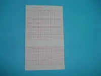 PAPEL TERMOSENSÍVEL P/ CARDIOTOCÓGRAFO BISTOS BT-350 TITS 152X90X250 - pacote com 10 blocos - Foto 2