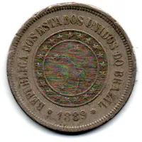 1889 - 100 Réis - Moeda Brasil